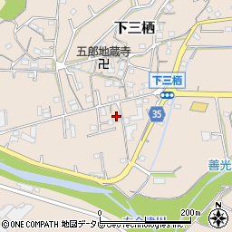 和歌山県田辺市下三栖105-4周辺の地図