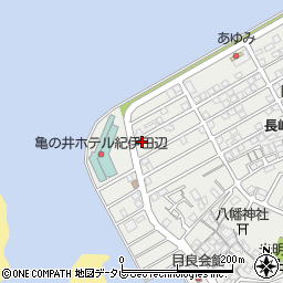 和歌山県田辺市目良26-16周辺の地図