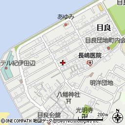 和歌山県田辺市目良33-11周辺の地図