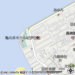 和歌山県田辺市目良26-9周辺の地図