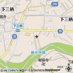 和歌山県田辺市下三栖1349-1周辺の地図