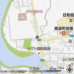 徳島県海部郡美波町奥河内本村168周辺の地図