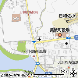 徳島県海部郡美波町奥河内本村7-1周辺の地図