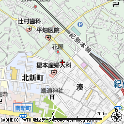 和歌山県田辺市高雄1丁目2-8周辺の地図