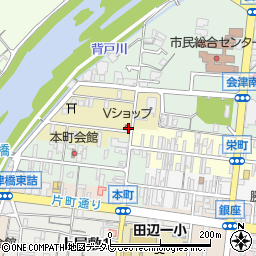和歌山県田辺市紺屋町114-1周辺の地図