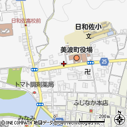徳島県海部郡美波町奥河内本村16-2周辺の地図