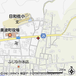 徳島県海部郡美波町奥河内本村63周辺の地図