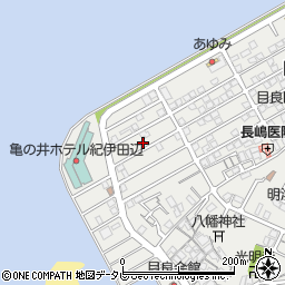 和歌山県田辺市目良26-7周辺の地図