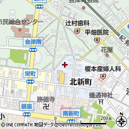 和歌山県田辺市北新町73周辺の地図