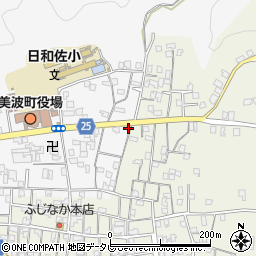 徳島県海部郡美波町奥河内本村63-1周辺の地図