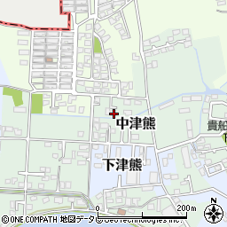 福岡県行橋市中津熊671-3周辺の地図
