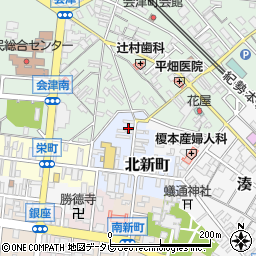 和歌山県田辺市北新町54周辺の地図