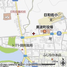 徳島県海部郡美波町奥河内本村12周辺の地図