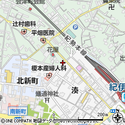 和歌山県田辺市高雄1丁目2-2周辺の地図