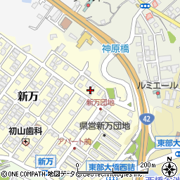 和歌山県田辺市新万33周辺の地図