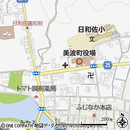 徳島県海部郡美波町奥河内本村16周辺の地図