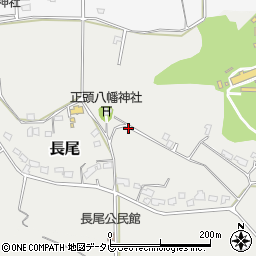 福岡県行橋市長尾周辺の地図