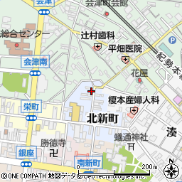 和歌山県田辺市北新町52周辺の地図