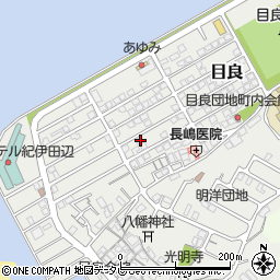 和歌山県田辺市目良33-20周辺の地図