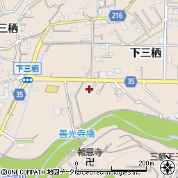 和歌山県田辺市下三栖1260-20周辺の地図