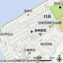 和歌山県田辺市目良33-7周辺の地図