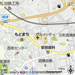 エバグリーン田辺元町店周辺の地図