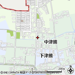 福岡県行橋市中津熊670-3周辺の地図