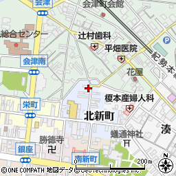 和歌山県田辺市北新町53周辺の地図