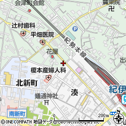 和歌山県田辺市高雄1丁目2-1周辺の地図
