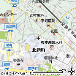 和歌山県田辺市北新町48周辺の地図