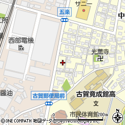 セブンイレブン古賀中央３丁目店周辺の地図