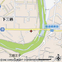 和歌山県田辺市下三栖1309-3周辺の地図
