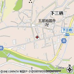 和歌山県田辺市下三栖154周辺の地図