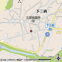 和歌山県田辺市下三栖145-15周辺の地図