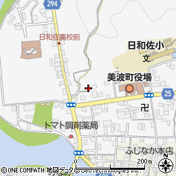 徳島県海部郡美波町奥河内本村8周辺の地図