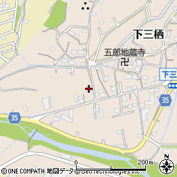 和歌山県田辺市下三栖156-3周辺の地図