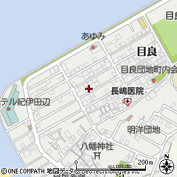 和歌山県田辺市目良34-10周辺の地図