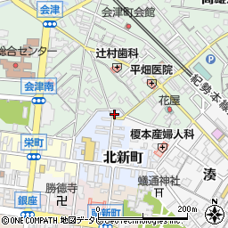 和歌山県田辺市北新町51周辺の地図