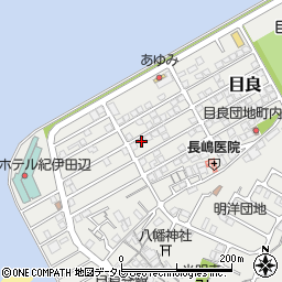 和歌山県田辺市目良34-18周辺の地図