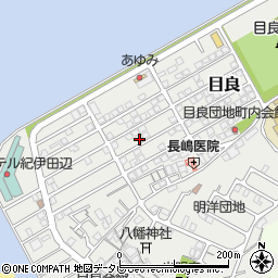 和歌山県田辺市目良34-8周辺の地図