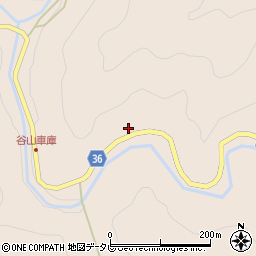 徳島県那賀郡那賀町川俣谷山1周辺の地図
