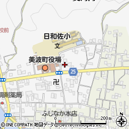 徳島県海部郡美波町奥河内本村40周辺の地図
