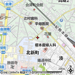 和歌山県田辺市高雄1丁目2-33周辺の地図