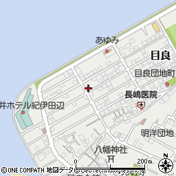 和歌山県田辺市目良35-12周辺の地図