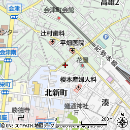 和歌山県田辺市高雄1丁目2-34周辺の地図