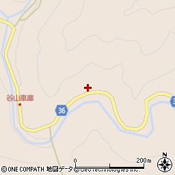 徳島県那賀郡那賀町川俣谷山4周辺の地図