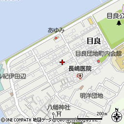 和歌山県田辺市目良34-5周辺の地図