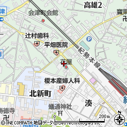 和歌山県田辺市高雄1丁目2-52周辺の地図