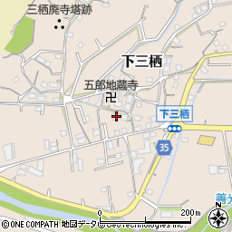 和歌山県田辺市下三栖142周辺の地図