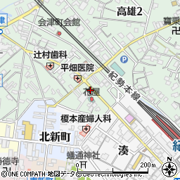 和歌山県田辺市高雄1丁目2-49周辺の地図